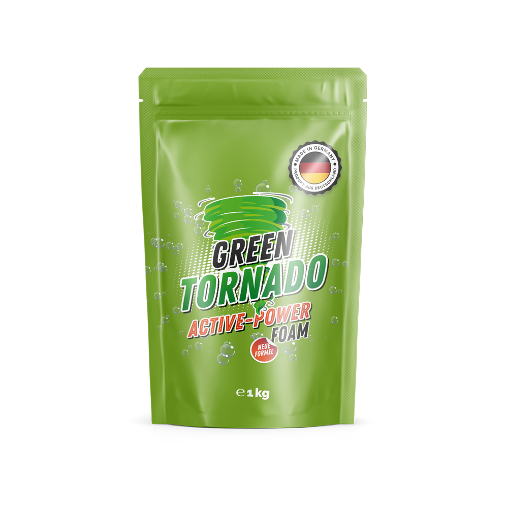 GREEN TORNADO (1000 g) | Hochwirksamer WC-Reiniger mit Aktivschaumformel