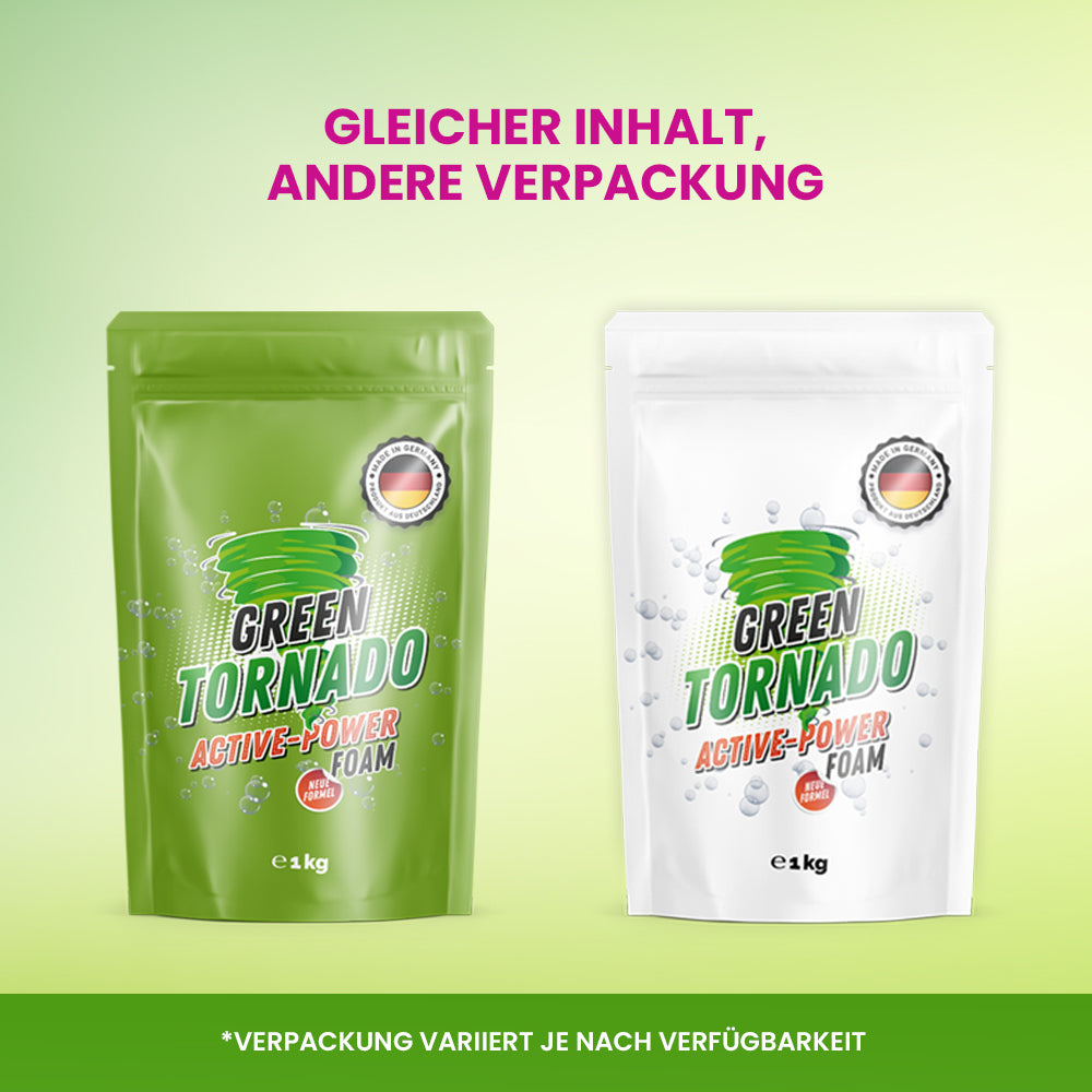 GREEN TORNADO (1000 g) | Hochwirksamer WC-Reiniger mit Aktivschaumformel