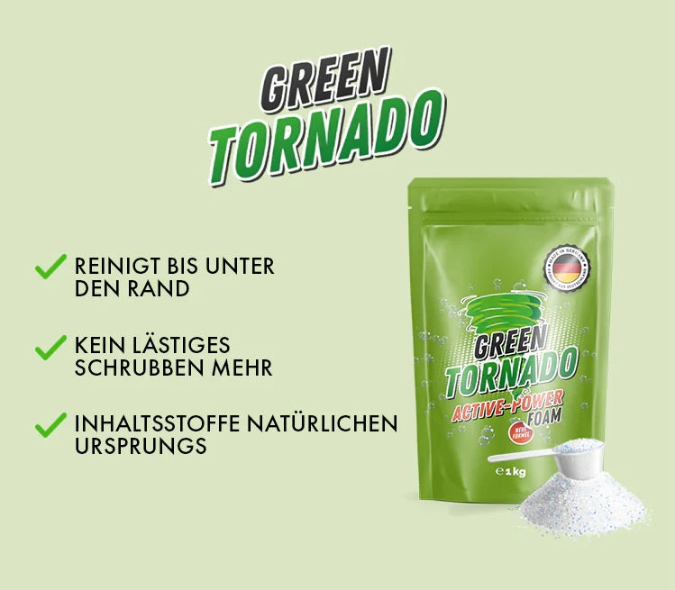 Im Vergleich unser Green Tornado Produkt