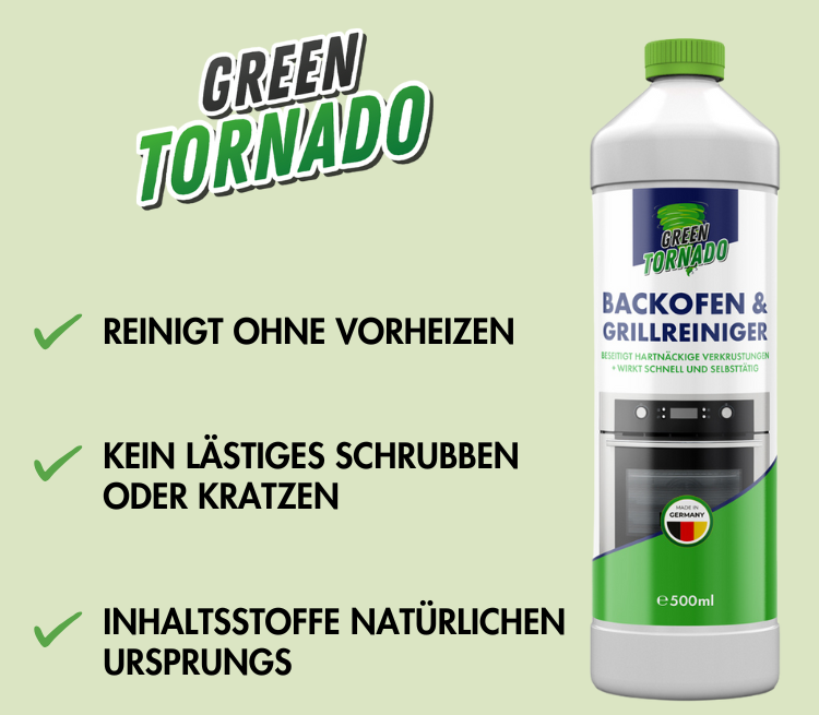 Im Vergleich unser Green Tornado Produkt